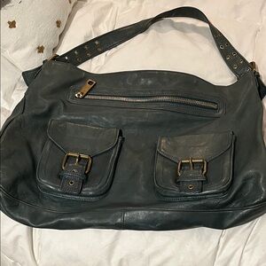 Marc Jacobs Forest Green Leather Bag